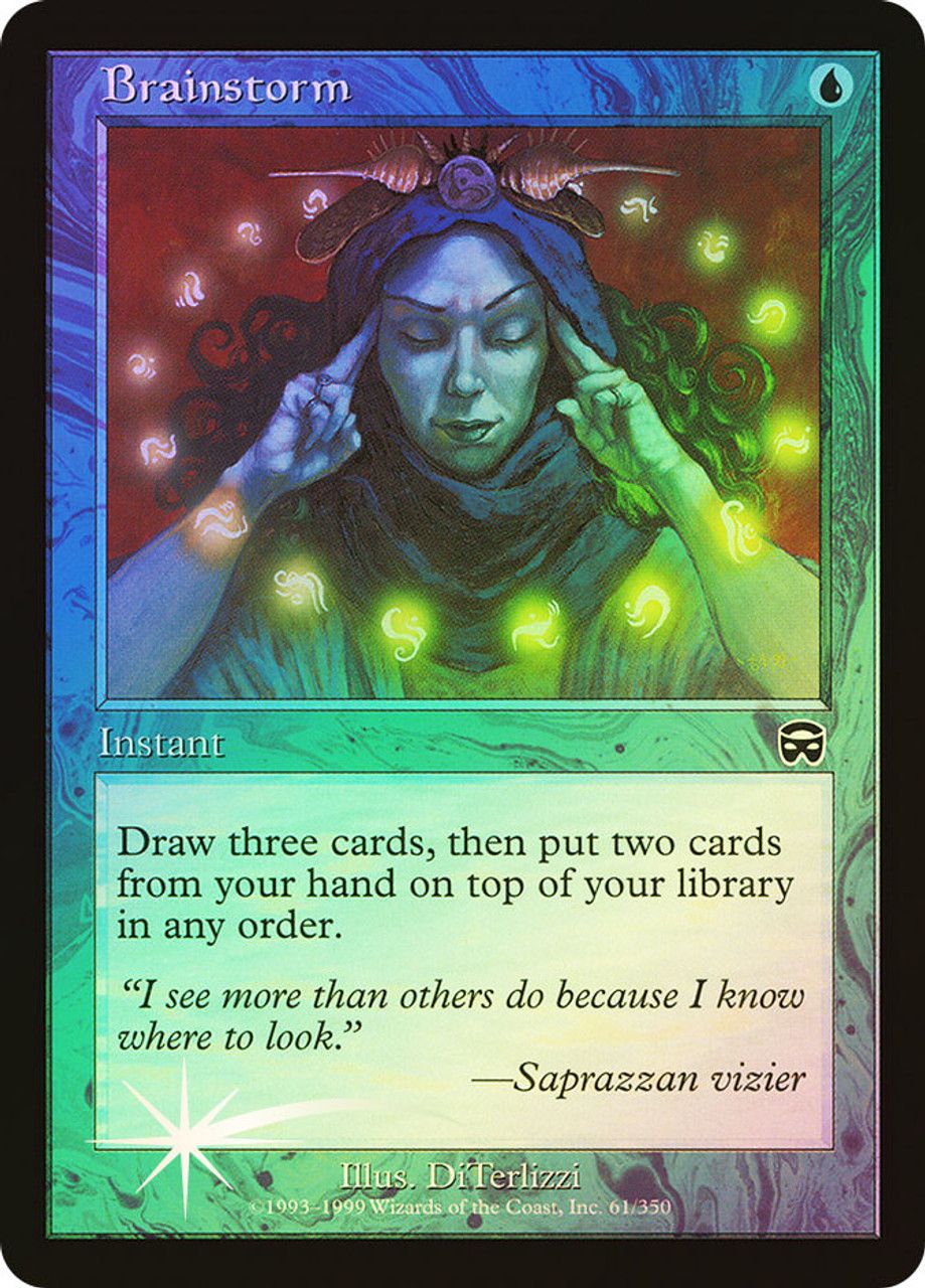 Brainstorm (Mercadian Masques - Foil) Trading Card