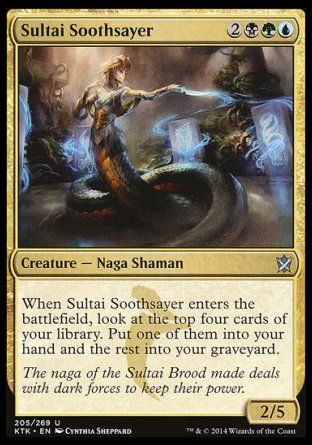 Sultai Soothsayer (Khans of Tarkir) Trading Card