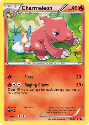 Charmeleon (18/113) - Legendary Treasures