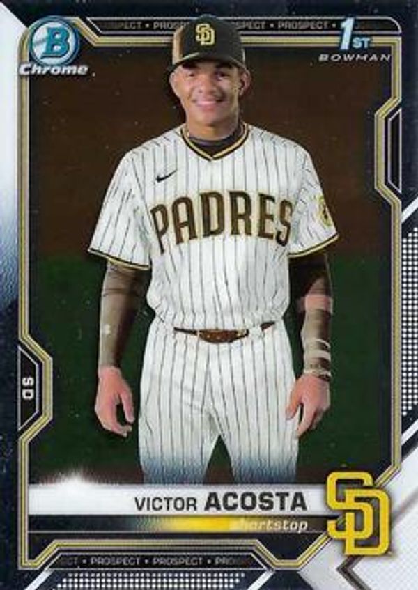 Victor Acosta 2021 Bowman Chrome - Prospects Baseball #BCP-151