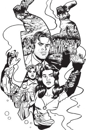 Death To Pachuco #1 (Cvr E Inc 1:10 David Lapham B&W Variant)