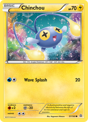Chinchou (57/160) - Primal Clash (Reverse Holo)