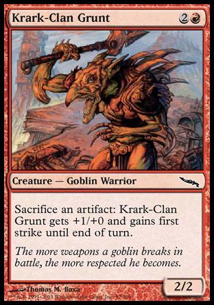 Krark-Clan Grunt (Mirrodin) Trading Card