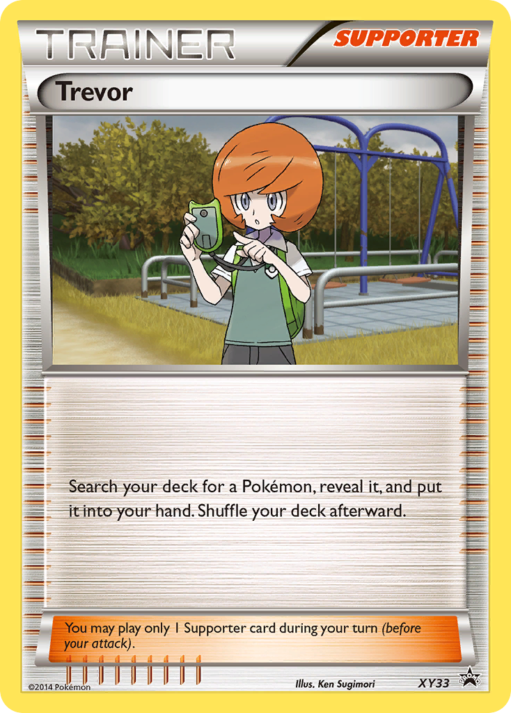 Trevor (XY33) - XY Black Star Promos Pokémon Card