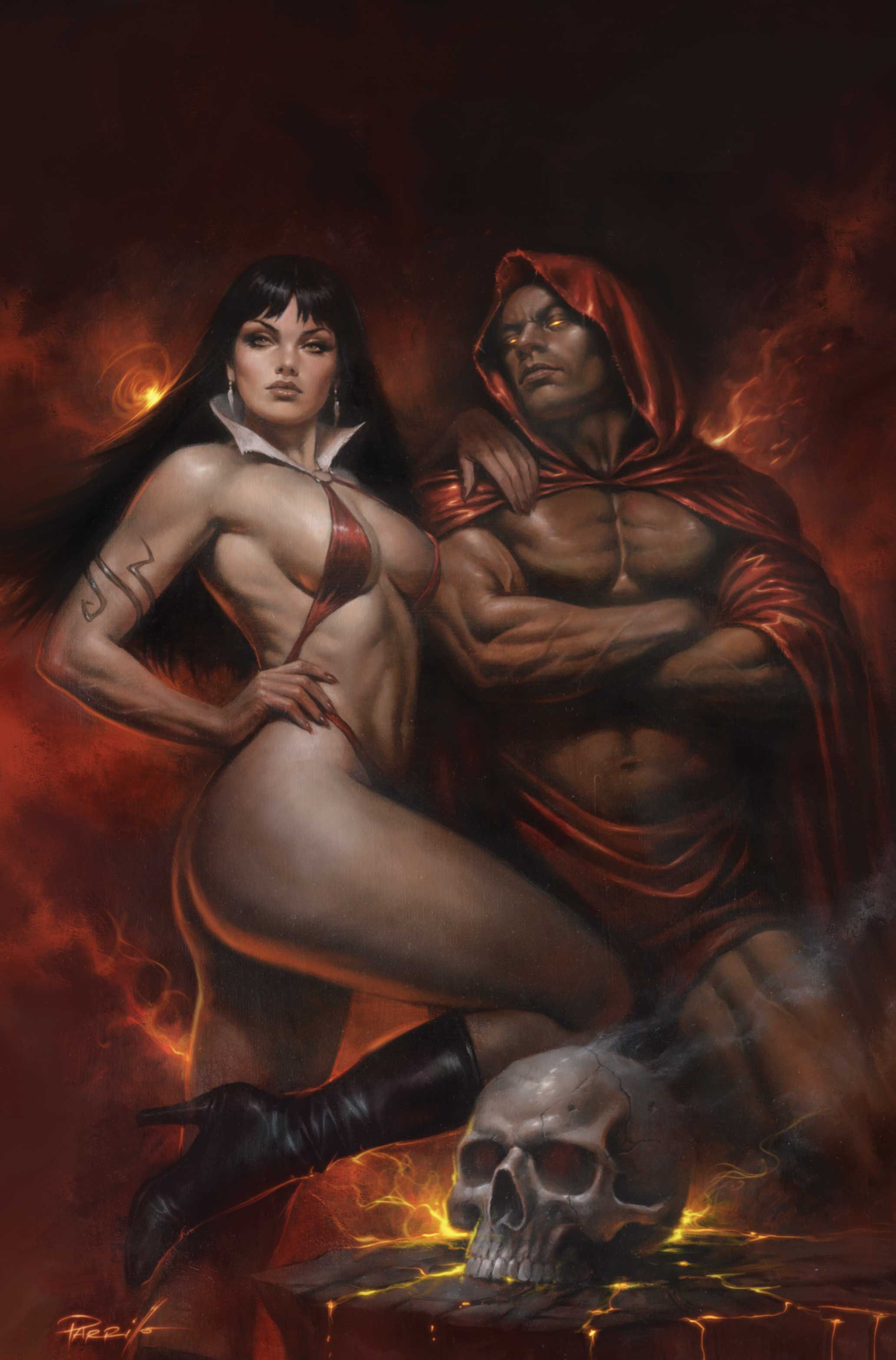 Vampirella #6 (Cvr F Lucio Parrillo Metal Premium Variant) Comic