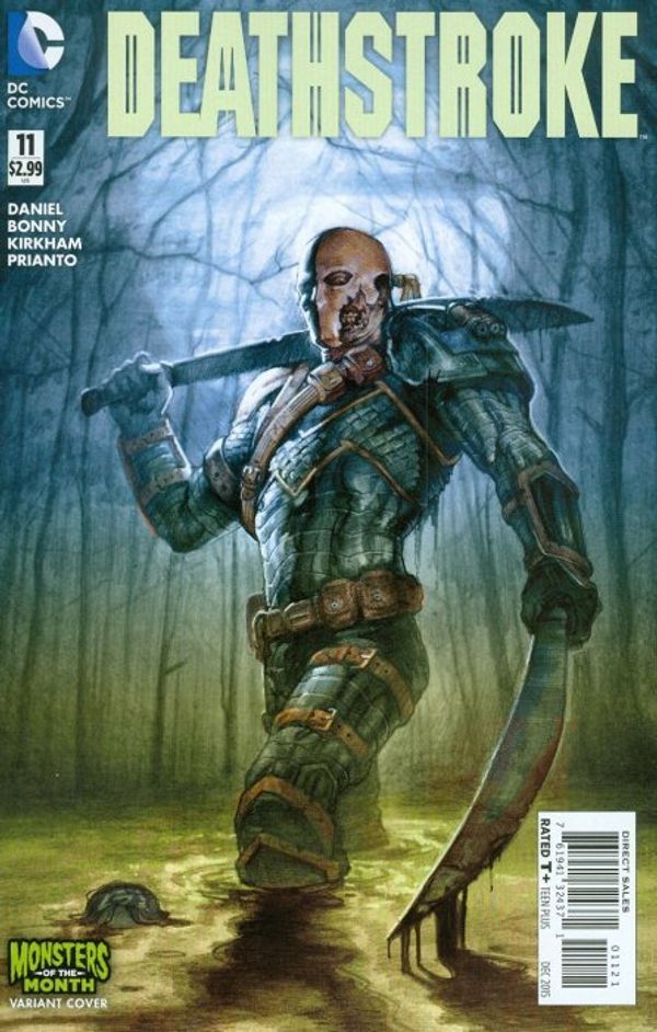 Deathstroke #11 (Monsters Variant Cover)
