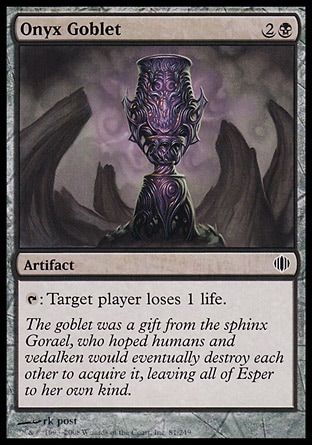 Onyx Goblet (Shards of Alara) Trading Card