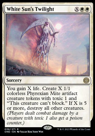 White Sun's Twilight (Phyrexia: All Will Be One) Trading Card