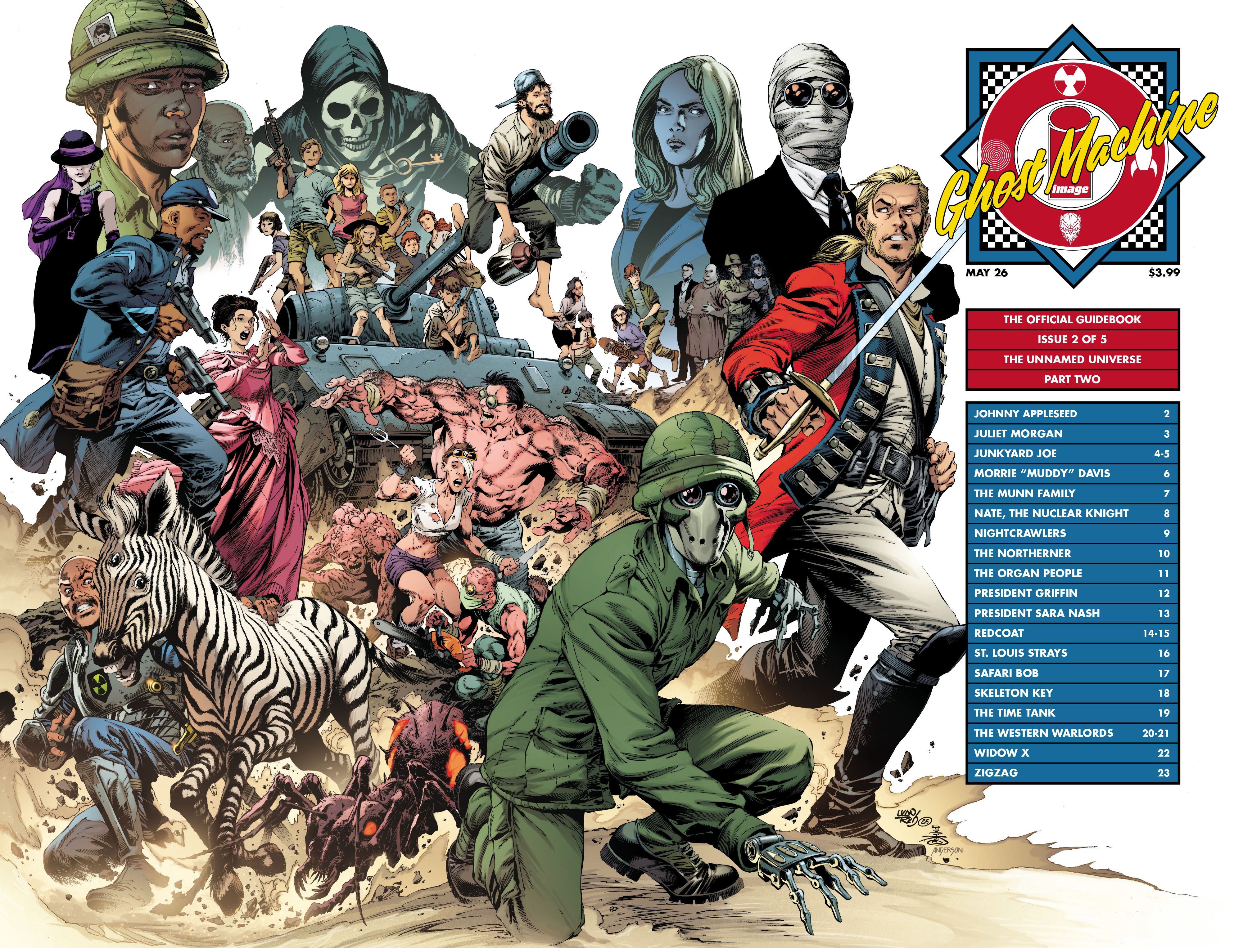 Ghost Machine The Official Guidebook #2 (Cvr C Ivan Reis & Danny Miki Wraparound Variant) Comic