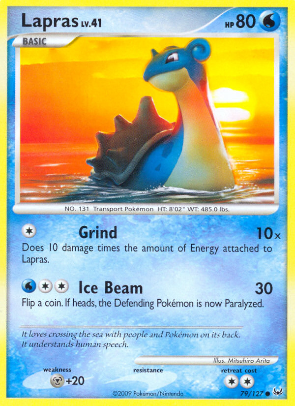 Lapras (79/127) - Platinum Pokémon Card