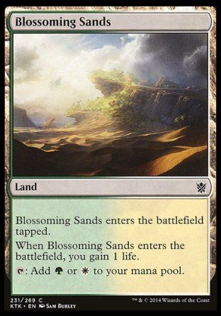 Blossoming Sands (Khans of Tarkir) Trading Card