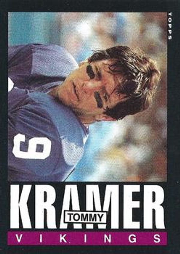 Tommy Kramer 1985 Topps #94