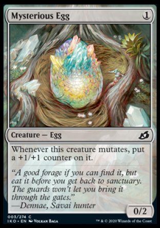 Mysterious Egg (Ikoria Lair of Behemoths) Trading Card