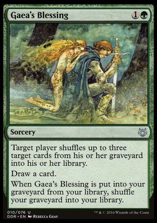 Gaea's Blessing (Nissa vs. Ob Nixilis) Trading Card