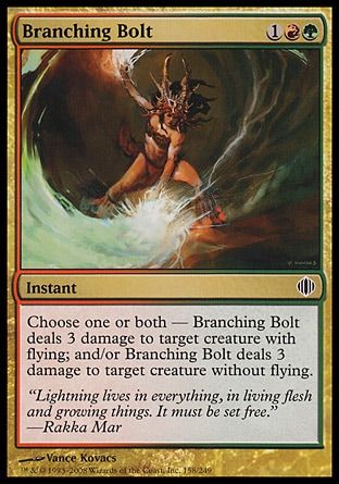 Branching Bolt (Shards of Alara) Trading Card