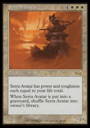 Serra Avatar (Urza's Saga) Trading Card