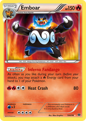 Emboar (100/99) - Next Destinies