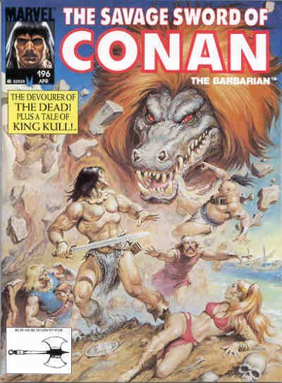 The Savage Sword of Conan #196 Comic