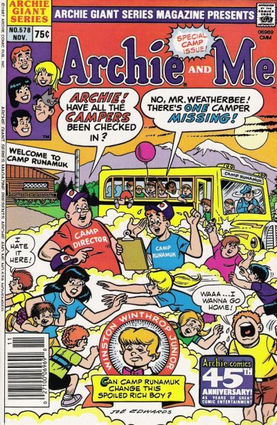 Archie Giant Series Magazine #578 Comic