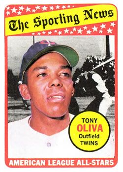 Tony Oliva 1969 Topps #427 Sports Card
