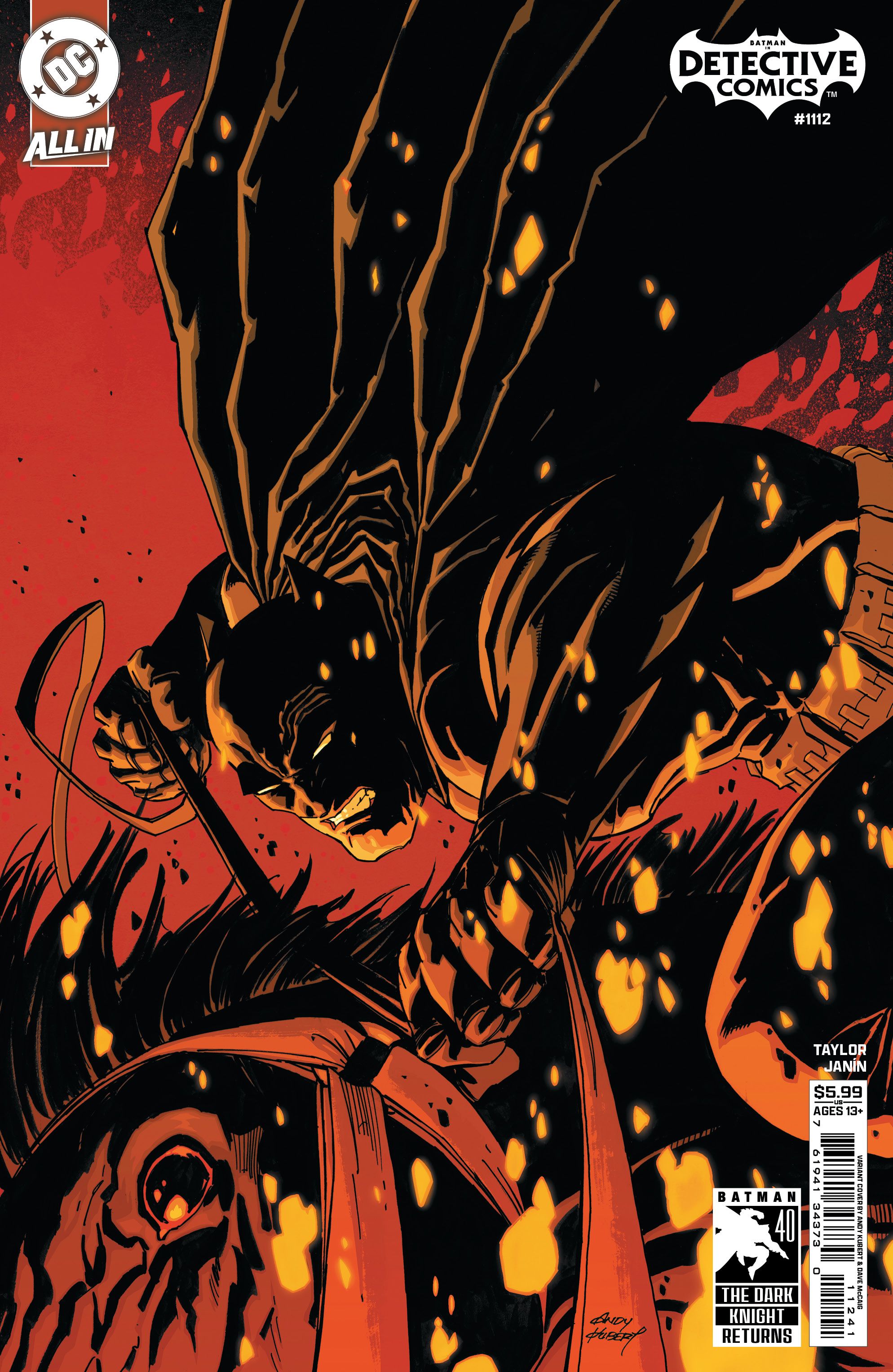 Detective Comics #1112 (Cvr D Andy Kubert Dark Knight Returns 40th Anniversary Card Stock Variant) Comic