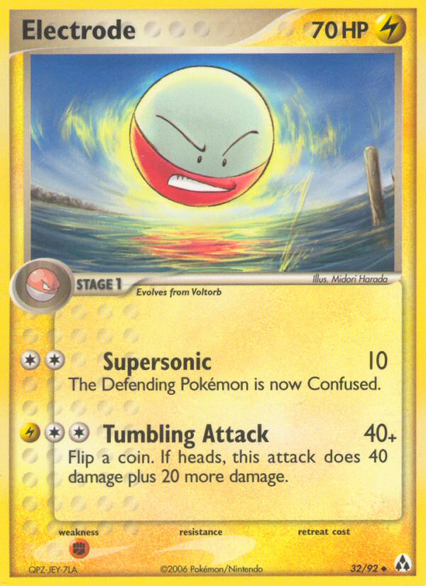 Electrode (32/92) - Legend Maker Pokémon Card