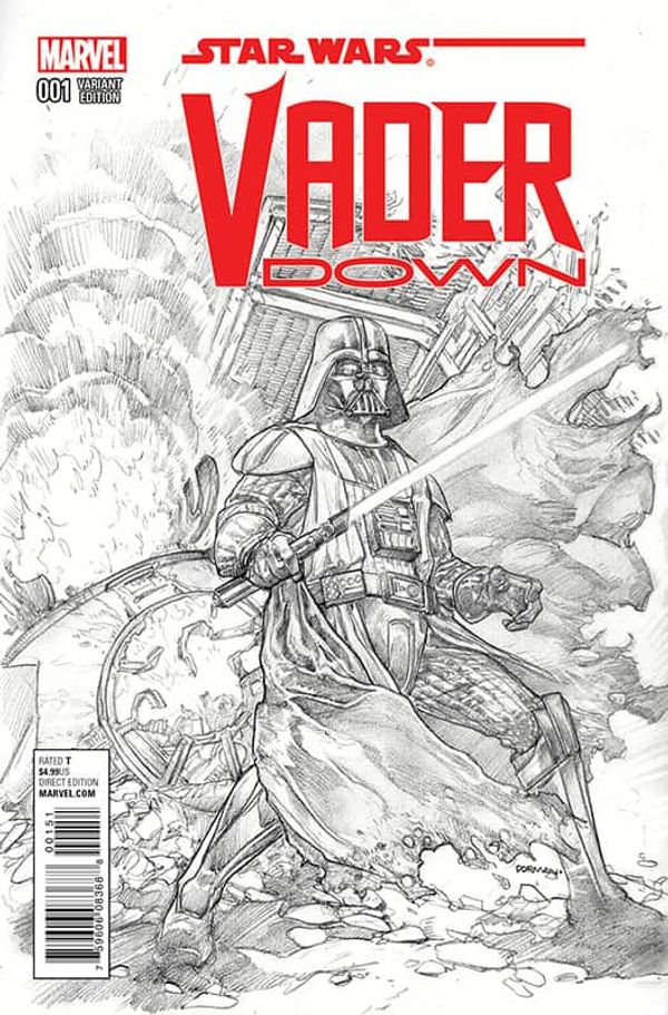 Star Wars: Vader Down #1 (M&M Comics Sketch Edition)