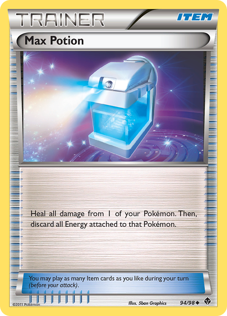 Max Potion (Trainer: Item) (94/98) - Emerging Powers Pokémon Card