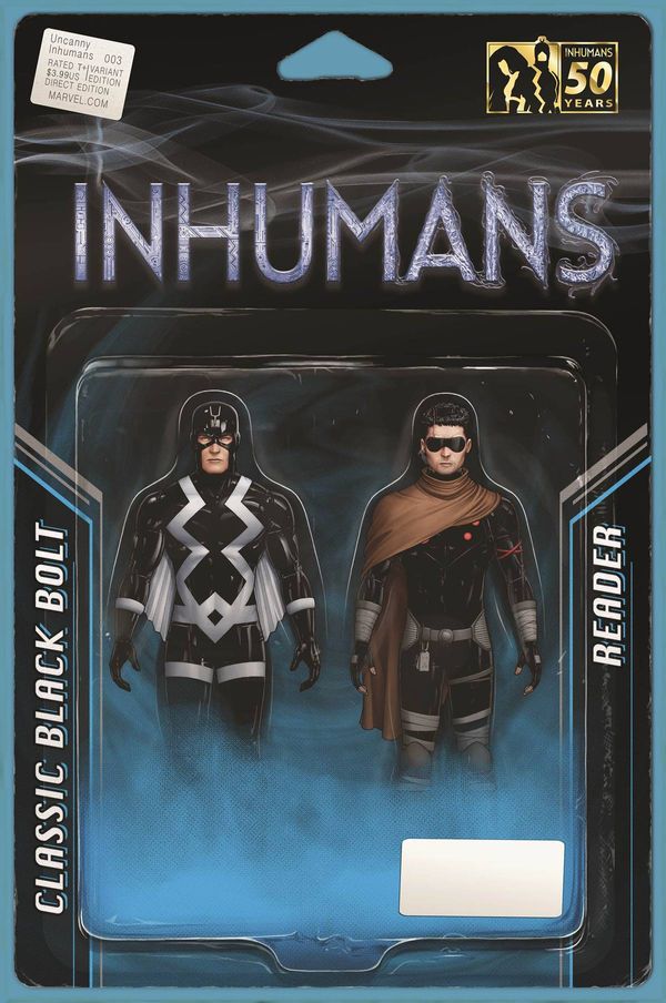Uncanny Inhumans #3 (Christopher Action Figure Variant)