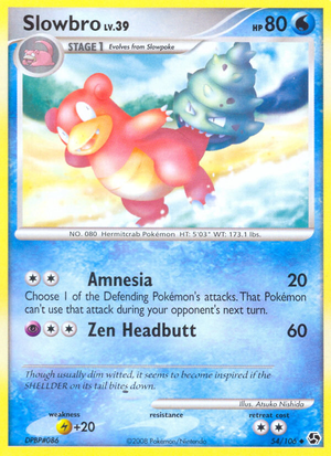 Slowbro (54/106) - Great Encounters (Reverse Holo)