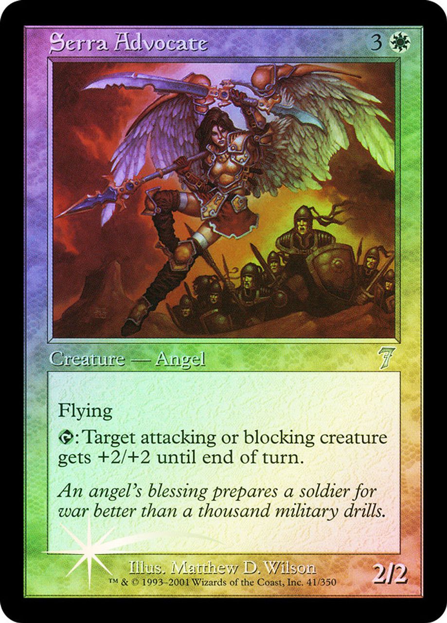 Serra Advocate (7th Edition - Foil) Trading Card