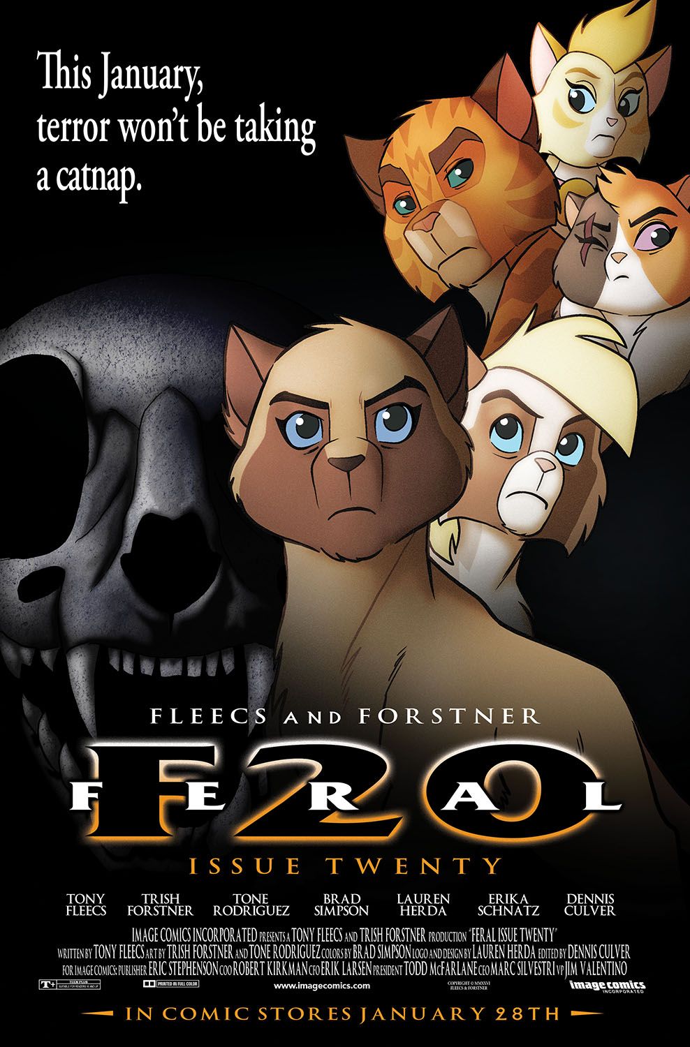 Feral #20 (Cvr B Trish Forstner & Allen Passalaqua Variant) Comic