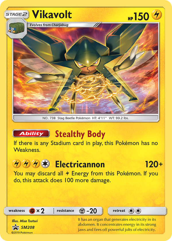 Vikavolt (SM208) - SM Black Star Promos