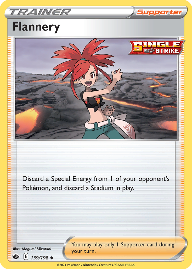 Flannery (Trainer: Supporter) (139/198) - Chilling Reign Pokémon Card