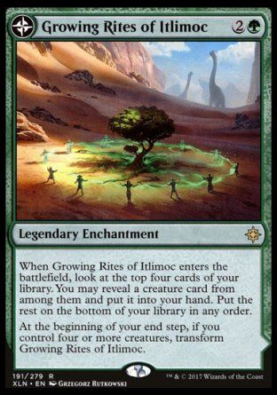 Growing Rites of Itlimoc (Ixalan) Trading Card