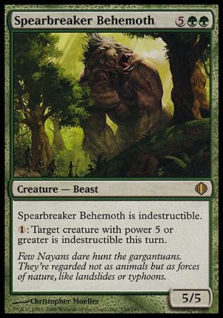 Spearbreaker Behemoth (Shards of Alara) Trading Card