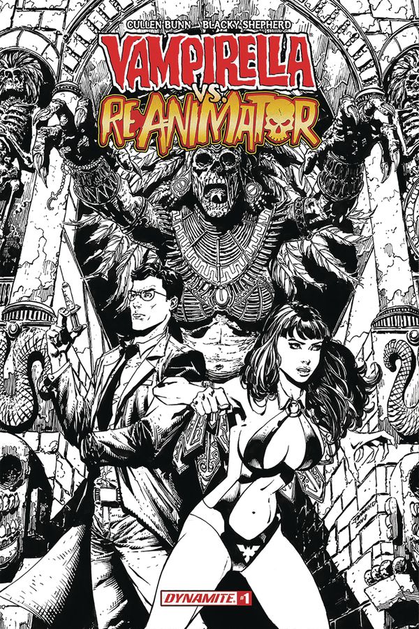 Vampirella Vs Reanimator #1 (20 Copy Desjardins B&w Cover)