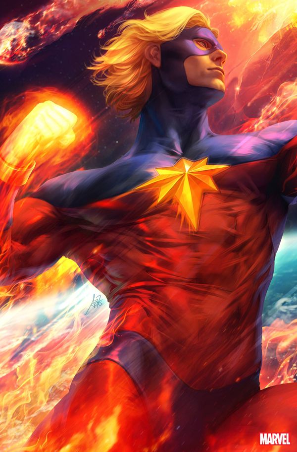 Captain Marvel #34 (Artgerm Virgin Variant)