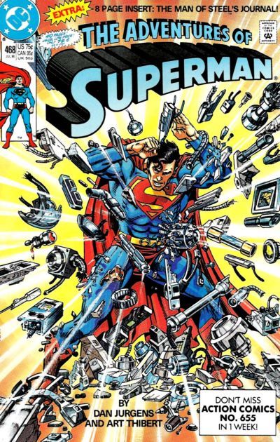 Adventures of Superman #468 Comic