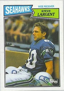 Steve Largent 1987 Topps #177 Sports Card