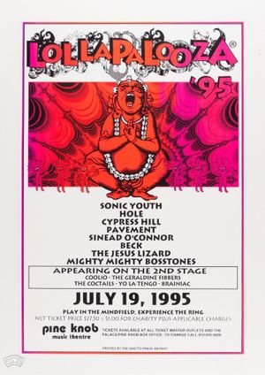 Lollapalooza featuring Sonic Youth & Beck Pine Knob Music Theatre 1995