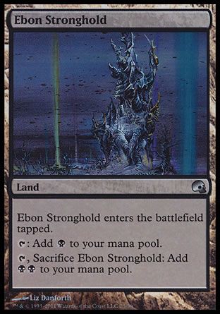 Ebon Stronghold (Premium Deck Series: Graveborn) Trading Card