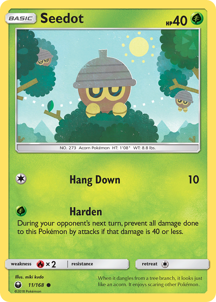 Seedot (11/168) - Celestial Storm Pokémon Card