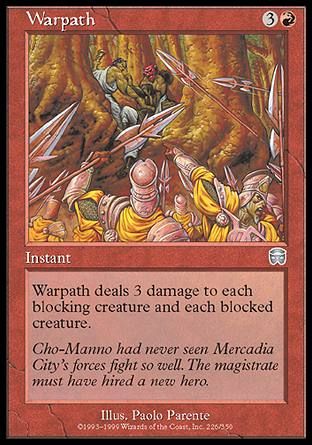 Warpath (Mercadian Masques) Trading Card