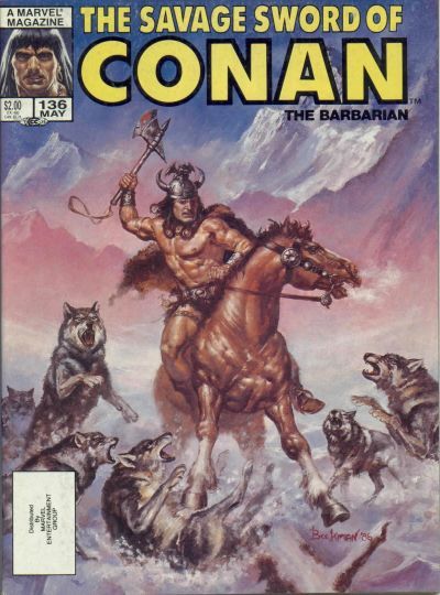 The Savage Sword of Conan #136 Comic