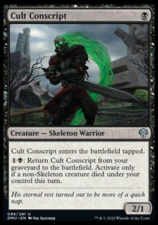 Cult Conscript (Dominaria United) Trading Card