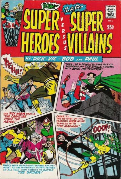 Super Heroes versus Super Villains #1 Comic