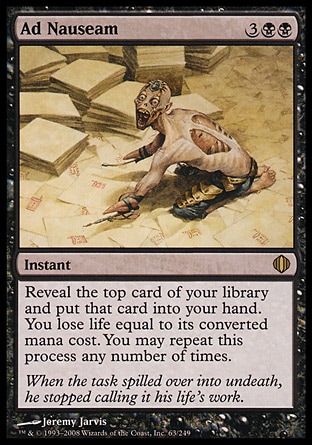 Ad Nauseam (Shards of Alara) Trading Card