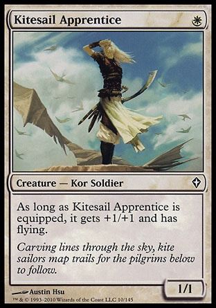 Kitesail Apprentice (Worldwake) Trading Card