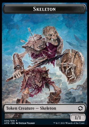 Skeleton (Dungeons & Dragons: Adventures in the Forgotten Realms) Trading Card